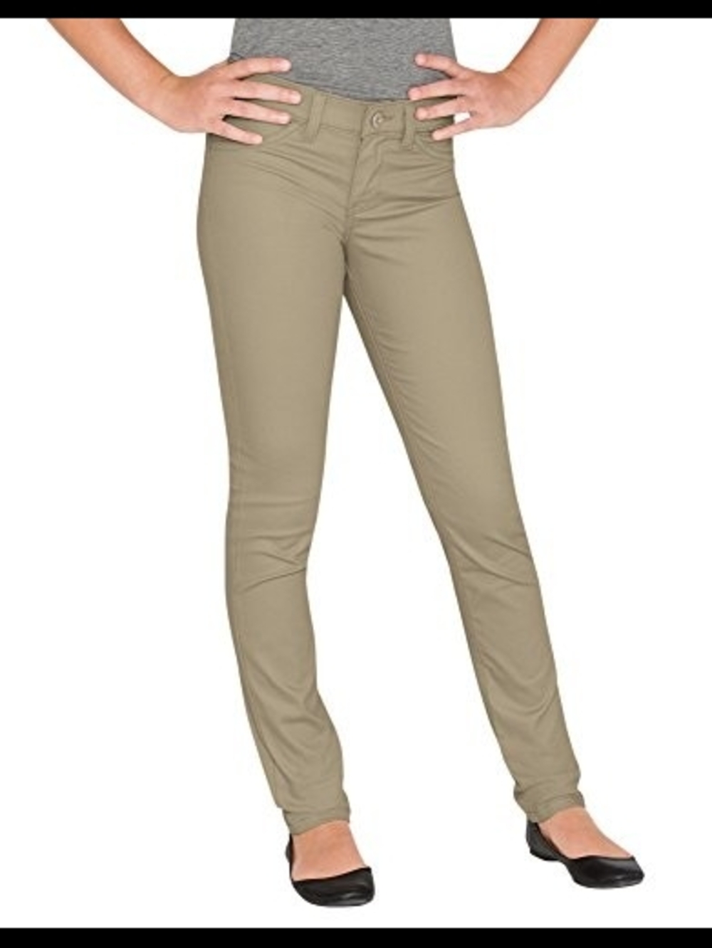 Slim Mid-Rise Khaki Pants American Eagle Outfitters - J9
